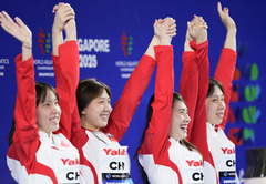 游泳世锦赛丨女子4X100米混合泳接力决赛赛况（11）