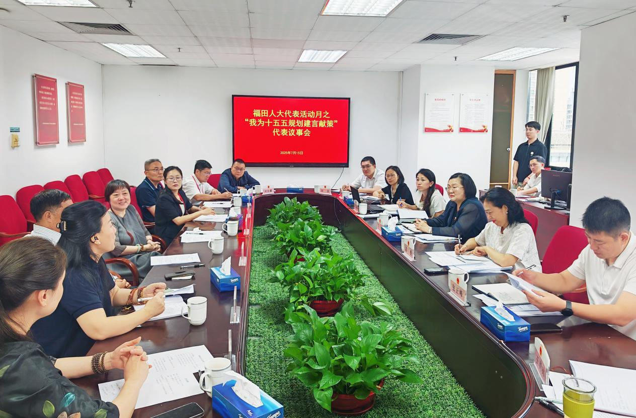 深圳福田人大为“十五五”规划踊跃建言献策：线上线下齐参与，凝心聚力促发展