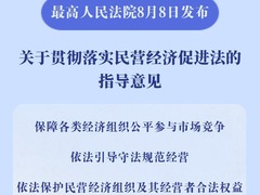 新华鲜报|法治护航！最高法发布意见推动民营经济健康发展