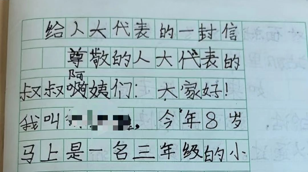 “让红绿灯变友好一点” 深圳8岁女孩给人大代表写信，46分钟快速办结！