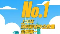 No.1！上半年，深圳新设外企数量全国第一 