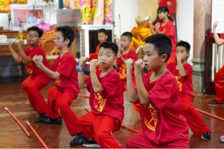 香山少年暑期研习马家枪，沉浸式体验非遗魅力