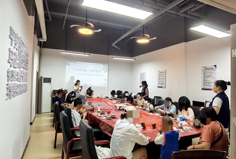指尖绿意,文明花开!马峦街道园艺手工活动与文明宣传巧结合