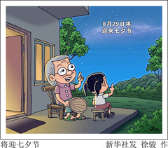 （图表·漫画）将迎七夕节