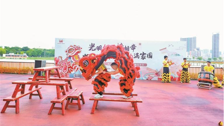 马田石围社区居民乐享视听盛宴