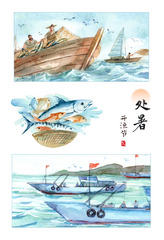 （图表·插画）图说节令·处暑｜处暑迎秋，那些延续至今的传统习俗（3）