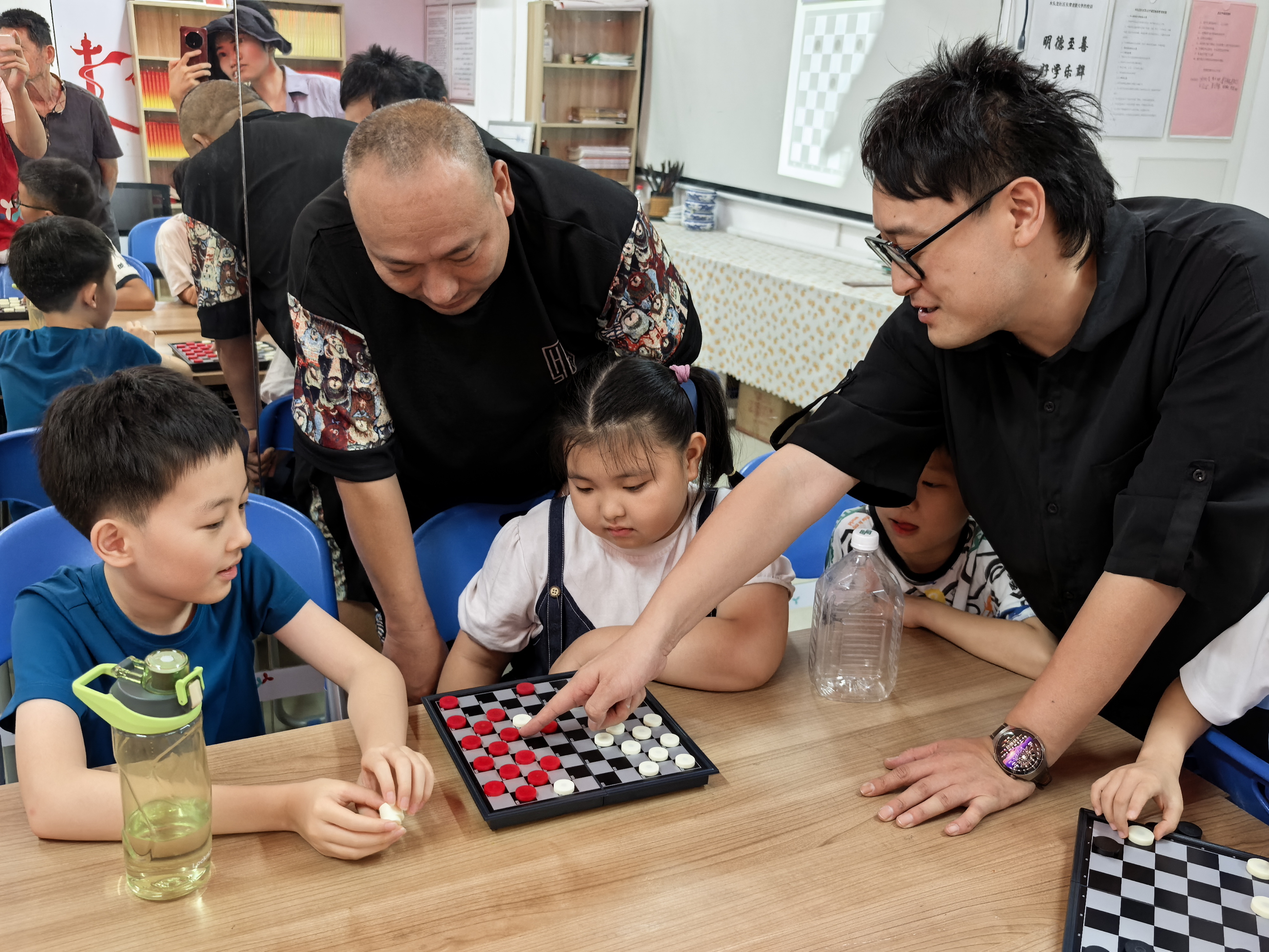木头龙社区青少年国际跳棋训练营收官