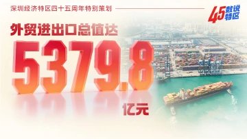 外贸进出口总值达5379.8亿元｜45数说特区⑭