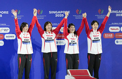 游泳世锦赛丨女子4X100米混合泳接力决赛赛况（6）