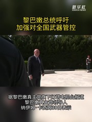 黎巴嫩总统呼吁加强对全国武器管控