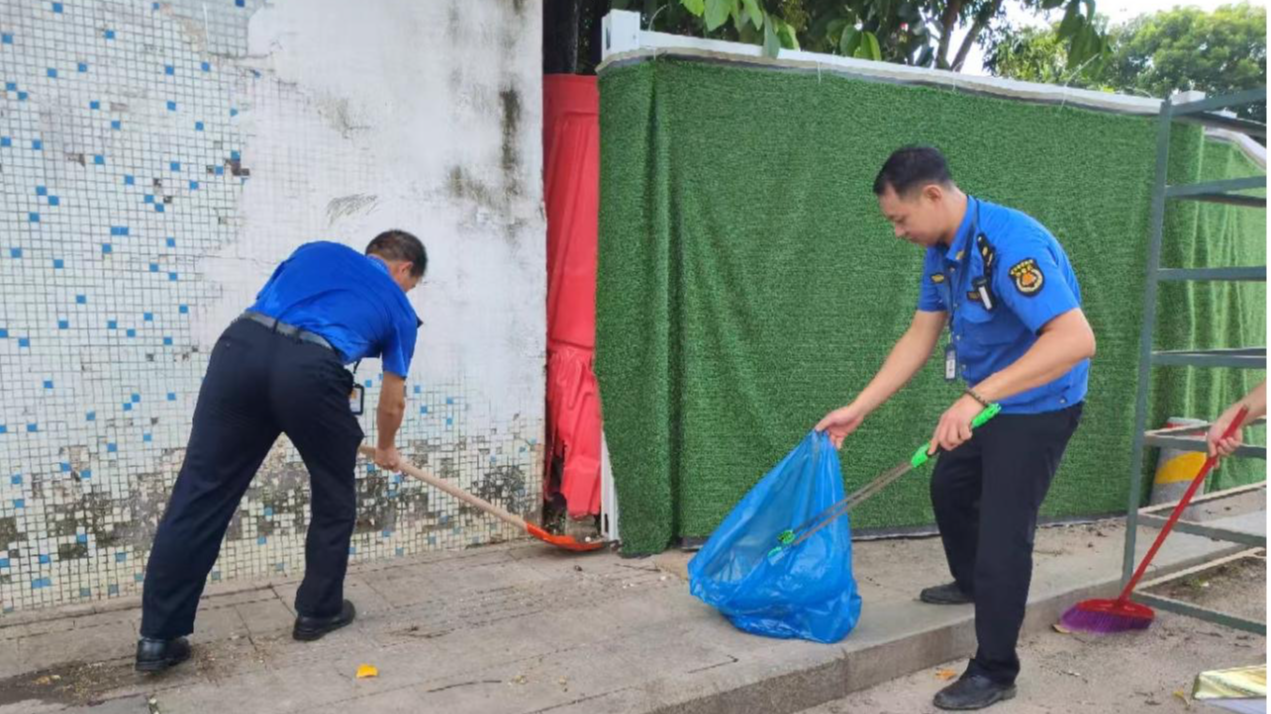 多部门联合“大扫除”！燕罗党员干部齐上阵整治市容环境