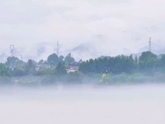 青海化隆：云雾景观美如画
