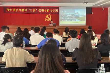 全市首个“三资”管理专题培训开班