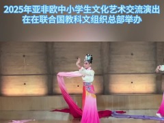 2025年亚非欧中小学生文化艺术交流演出在联合国教科文组织总部举办