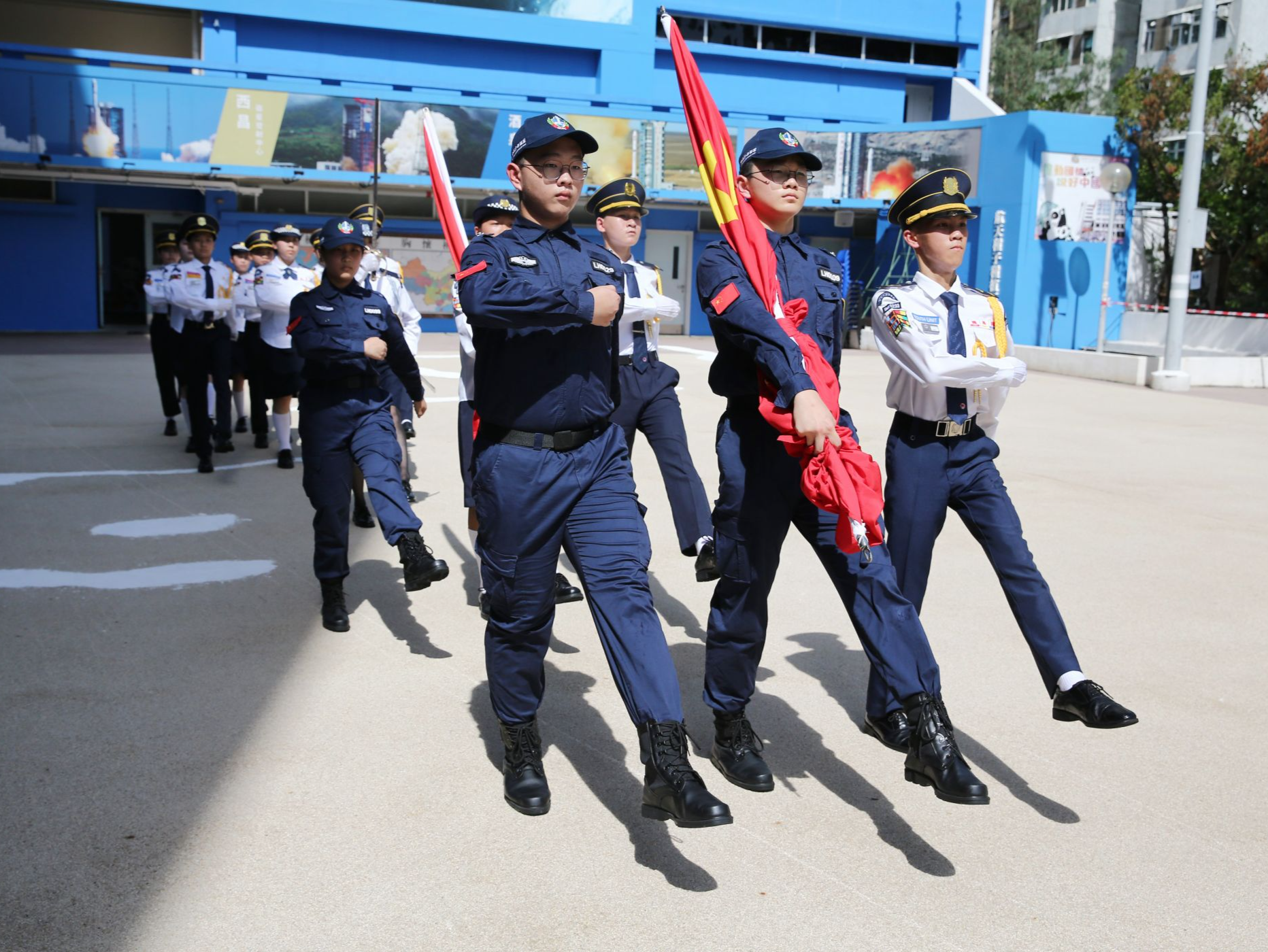 深圳少年警营暑期赴港访问交流，续写深港双城故事