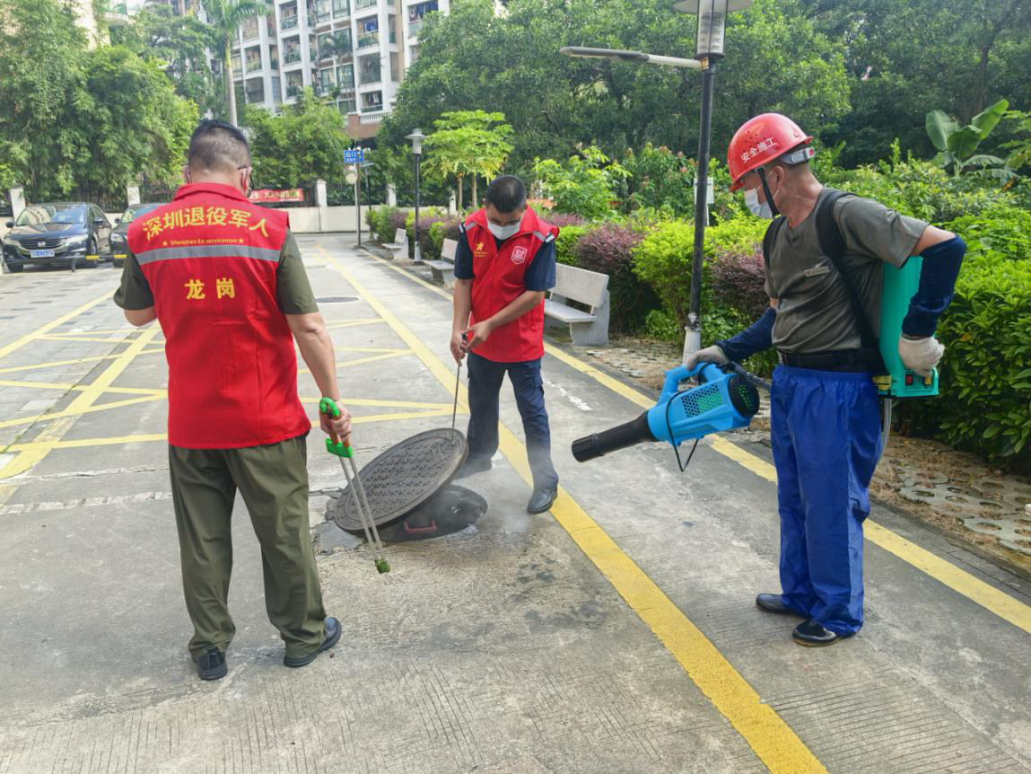 接订单免费上门消杀蚊虫，平湖退役军人组建“消杀小组”