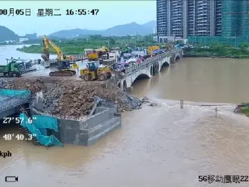 惠州惠阳淡水河决堤？官方辟谣：是强降雨导致漫堤，已连夜合龙