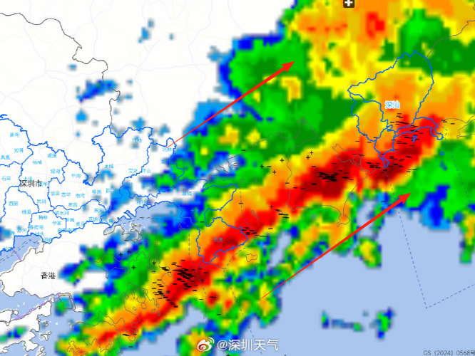 两日内雨势 “爆表”！深汕特别合作区累计雨量超去年8月全月最大值