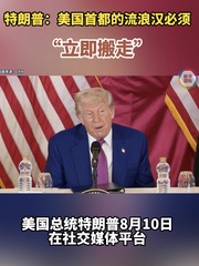 特朗普：华盛顿流浪汉通通搬走