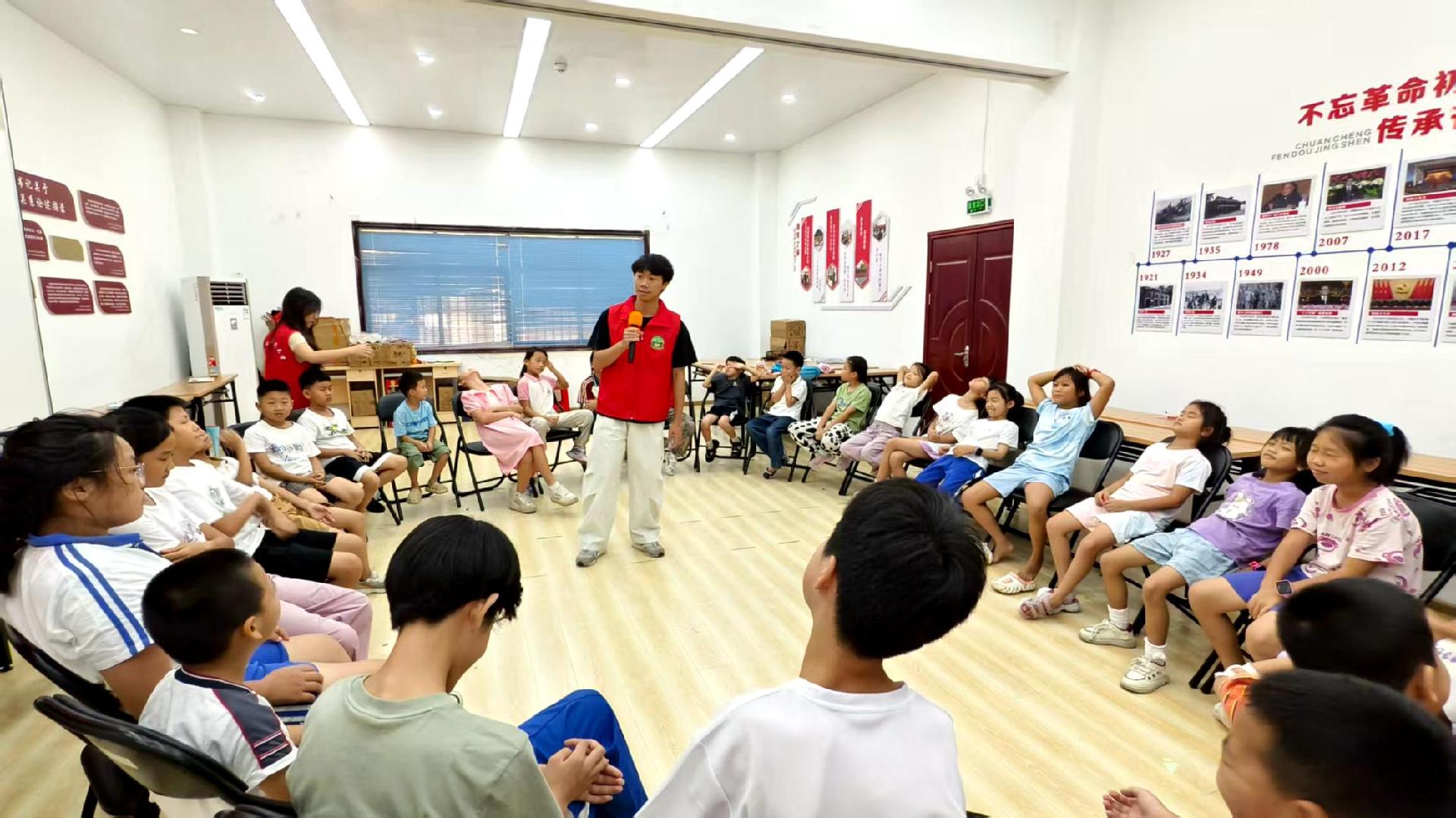 玩中学，学中乐！马峦街道江岭社区青少年暑期课堂服务获好评