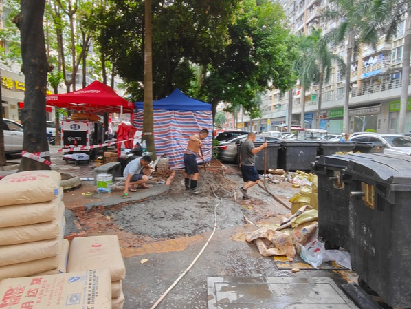 晶报特别报道｜“阳台下就是垃圾点”后续：民治民乐翠园小区新垃圾点开工建设 