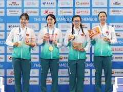 成都世运会 | 蹼泳连刷三项世界纪录 中国女队绝地逆转获金牌