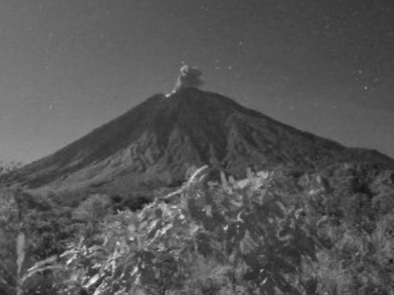 印尼塞梅鲁火山喷发 火山灰柱约700米 