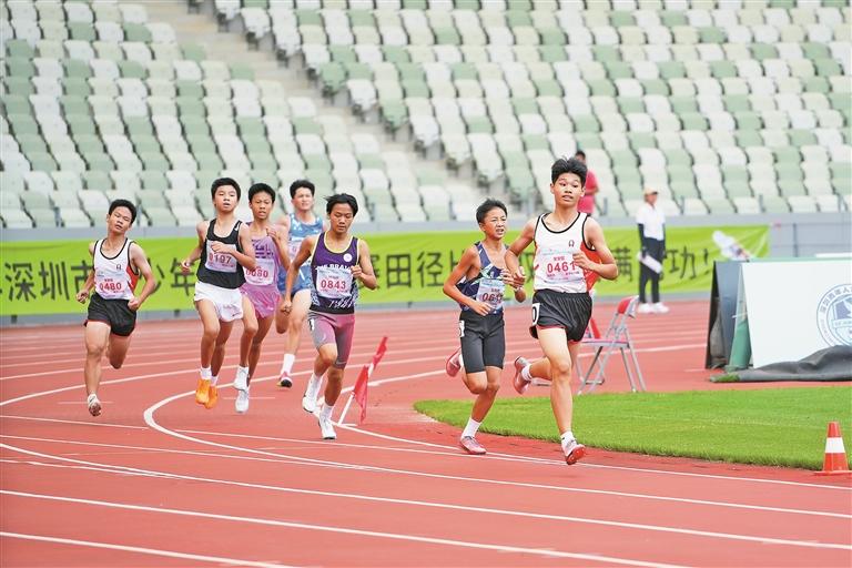 深圳市少儿田径锦标赛宝体落幕