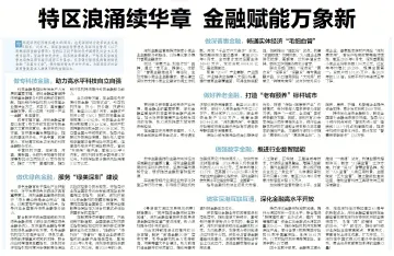 特区浪涌续华章 金融赋能万象新  