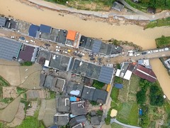 广东清远：记者实地探访遭受洪水袭击的村庄