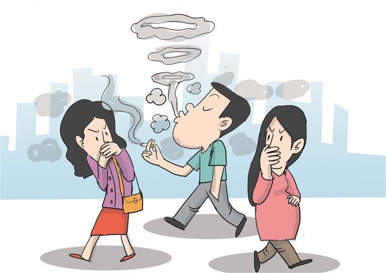 一路走一路抽，“游烟”何时休？市民盼“室外不随处抽烟”成风尚