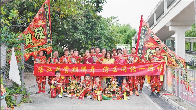 献艺女排赛事 又赴港澳交流 宝安径贝麒麟队“赴约忙”