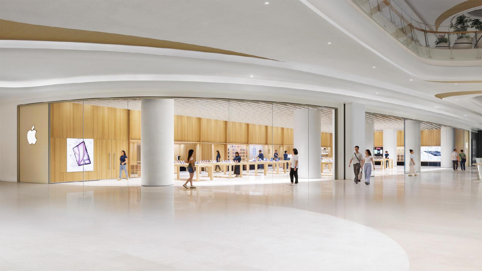 深圳第三家Apple Store 零售店本周六开业