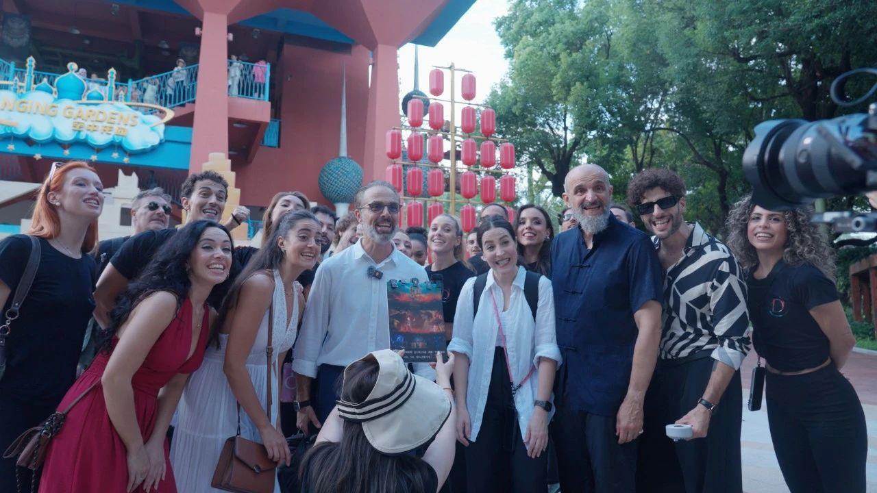 意大利《神曲》剧组做客深圳世界之窗，开启中意“文明牵手”之旅