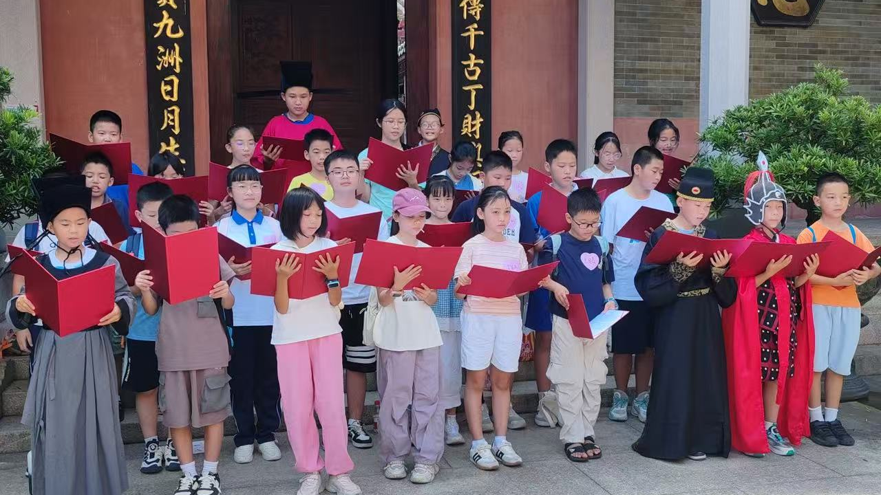 文天祥精神薪火相传！三围社区这场爱国主义教育走心又走新