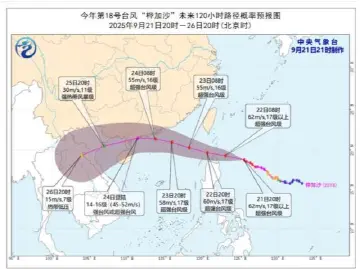 62米/秒,17级以上!台风“桦加沙”已经“强到爆表”