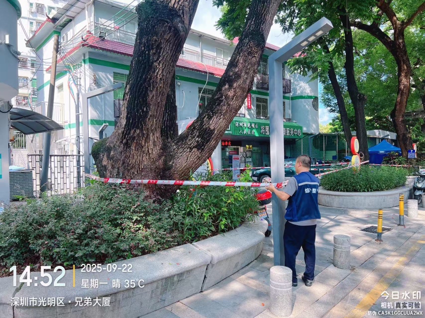 闻“风”而动！马田街道全力做好防台防汛工作