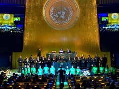 纪念联合国成立80周年高级别会议举行　呼吁强化联合国作用 
