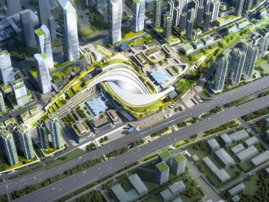 国内最大轨道交通换乘站！西丽枢纽10月全面展开主体结构施工