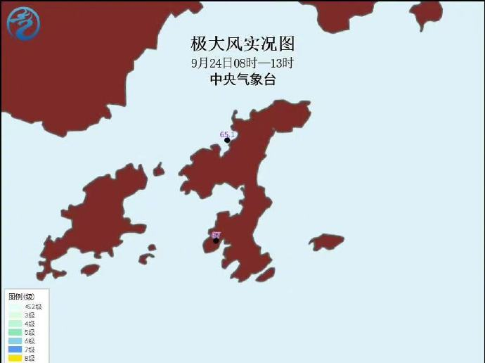 65.1米/秒！“桦加沙”创下广东省国家气象站新纪录