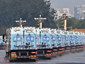 “第零方阵”！比亚迪纯电动环卫车护航九三阅兵
