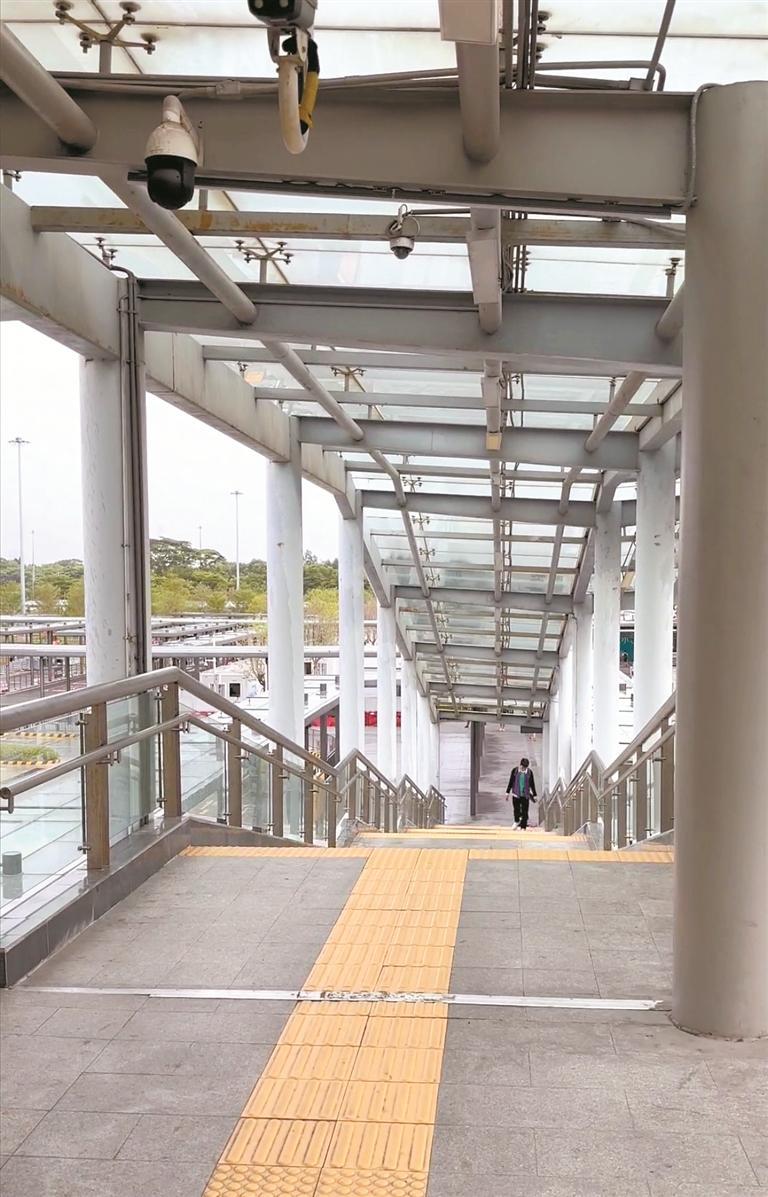 深圳湾口岸建成1350米全覆盖式风雨连廊 无缝串联多个区域，公共交通接驳更“丝滑”