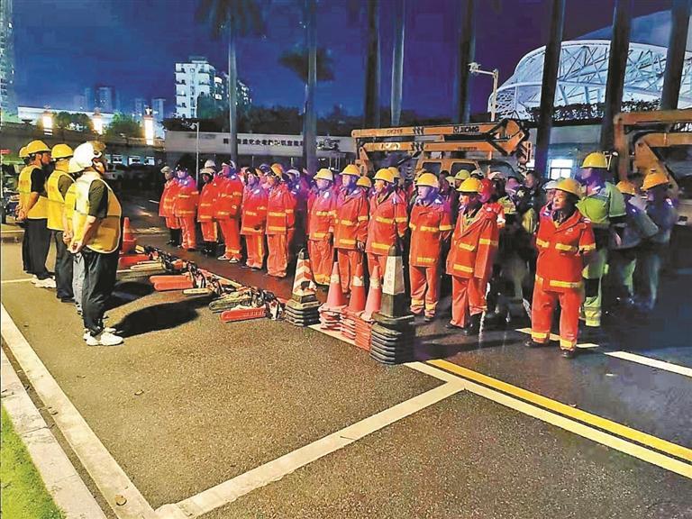 超强台风“桦加沙”来袭 宝安全力防御