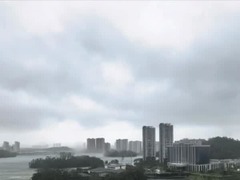 现场目击台风眼！台风“桦加沙”在广东阳江登陆