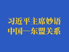 学习进行时丨习近平主席妙语中国—东盟关系