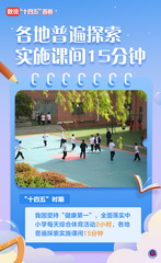 （图表·海报）数说“十四五”答卷丨各地普遍探索实施课间15分钟