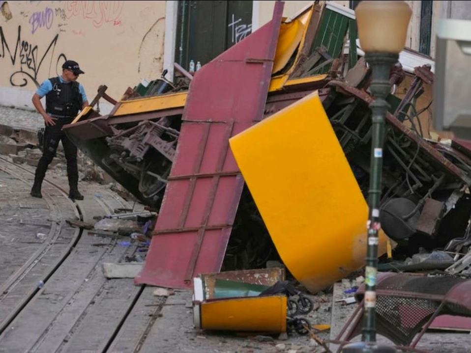 葡萄牙著名景点缆车脱轨事故已致17人死亡