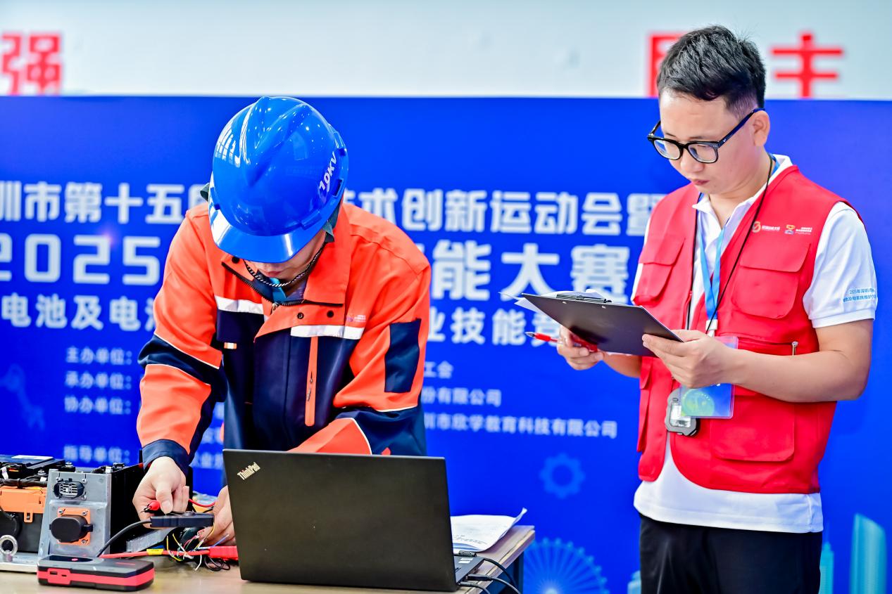 60名高技能人才同台竞技！  电池及电池系统维护员职业技能竞赛决赛举行