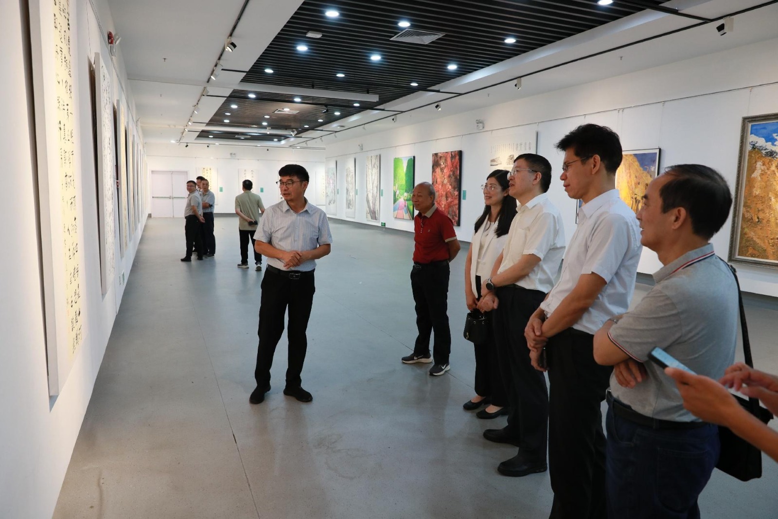 110幅优秀作品参展！潮起伶仃洋——宝安原创书画精品联展启幕