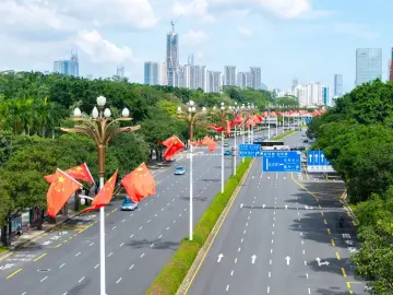 满眼“中国红”！各地换装国庆限定皮肤，“深圳速度”再刷屏→ | 下午茶